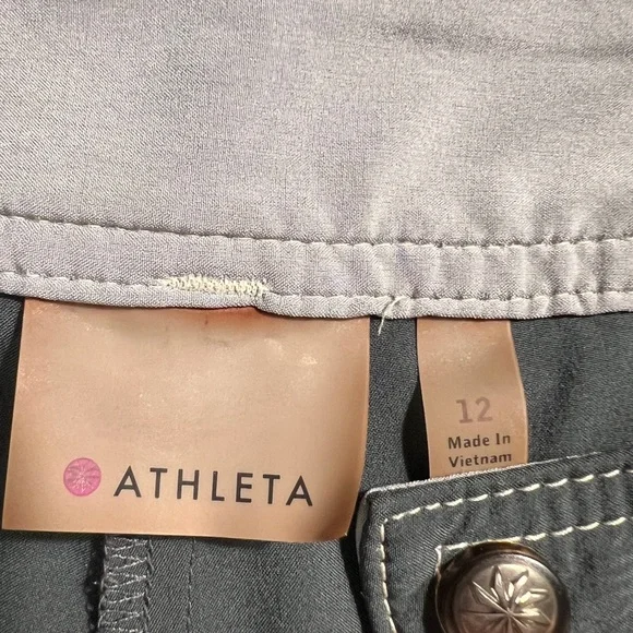 Athleta Gray Skirt Skort Size 12 Whatever - Picture 6 of 8